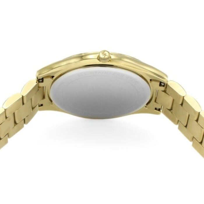 Michael Kors Ladies Slim Runway Gold Motif Watch - MK3335 - Image 2